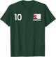Nepal Number 10 National Flag Country Pride Heritage T-Shirt - T-Shirt | Forest