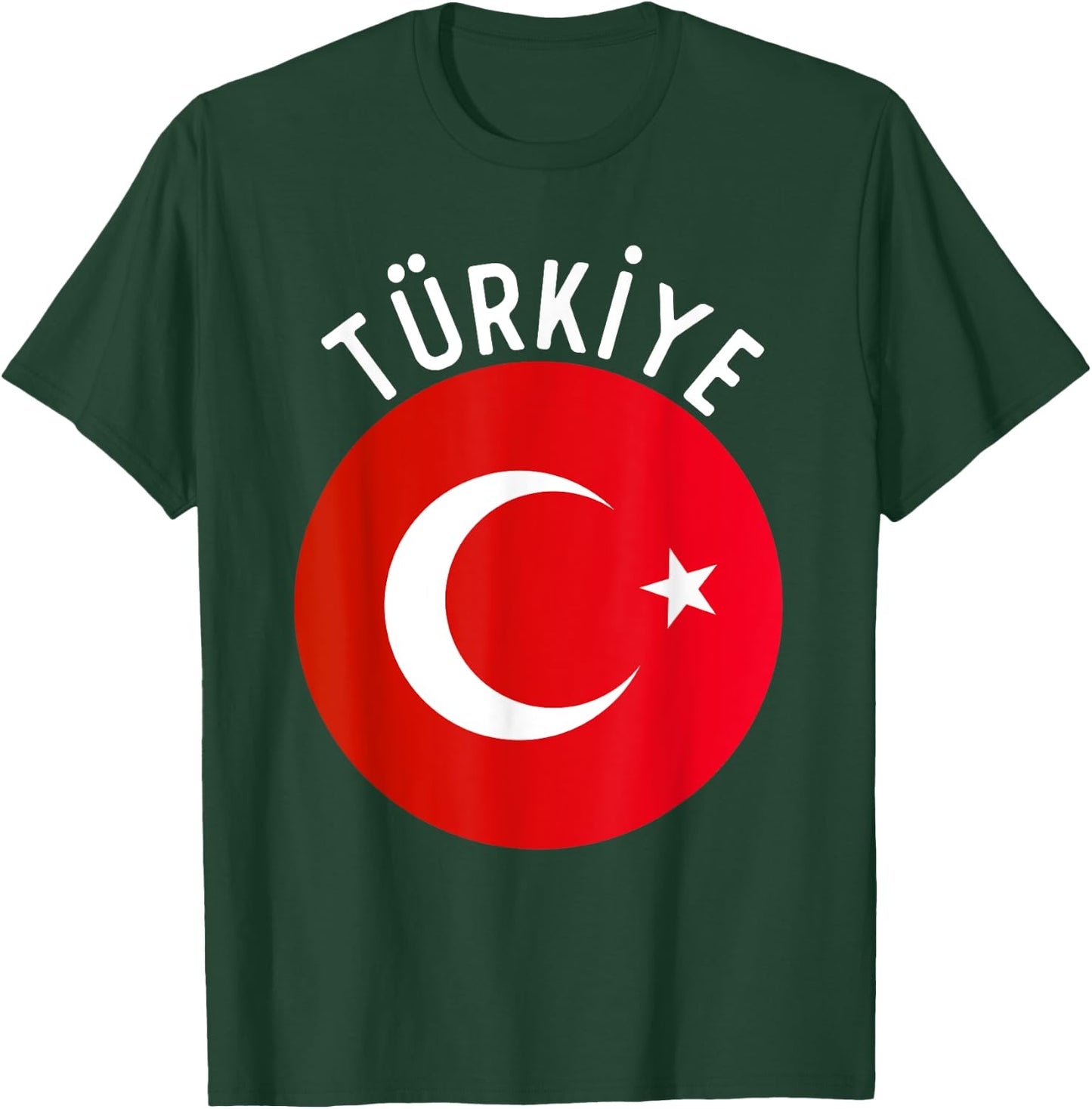 Turkey Country Turkish Flag For Kids Turkish Flag Girls T-Shirt - T-Shirt | Forest