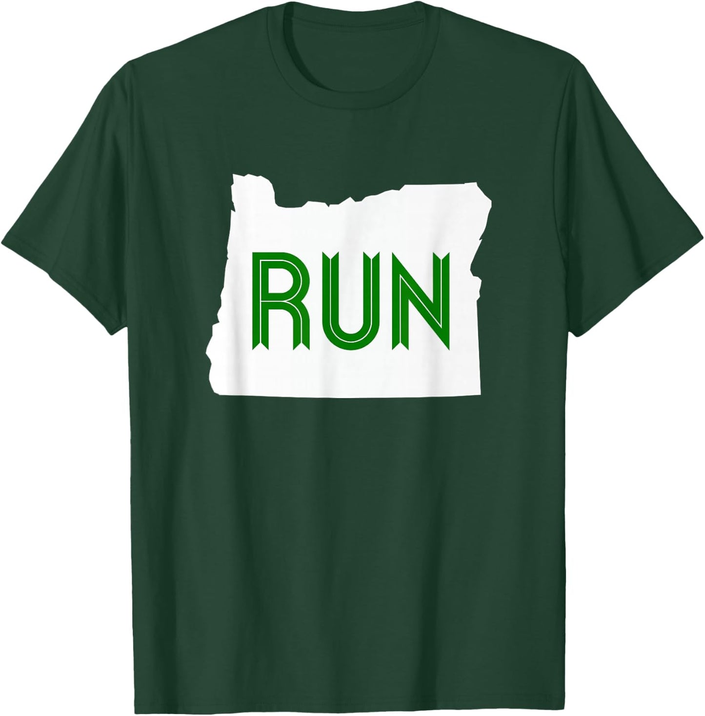 Run Oregon Shirt T-Shirt - T-Shirt | Forest