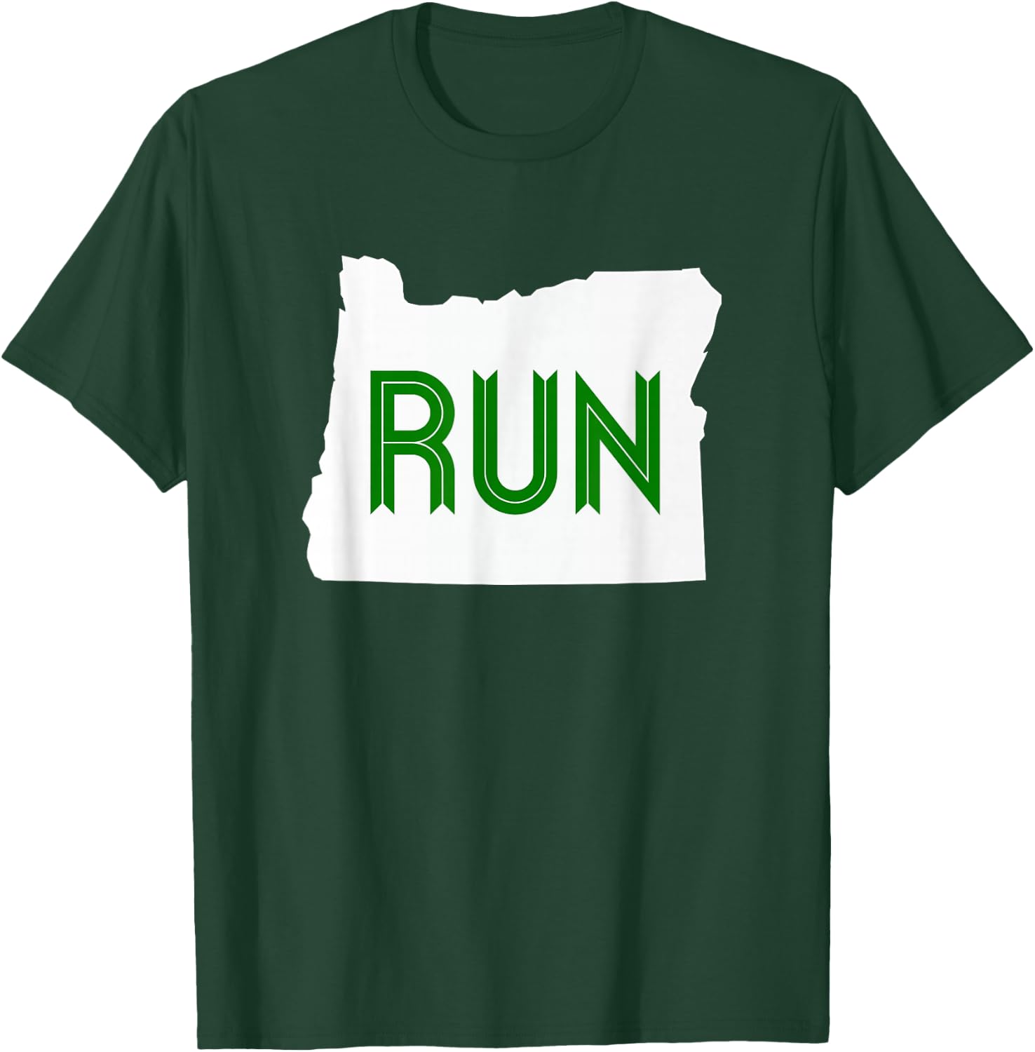 Run Oregon Shirt T-Shirt - T-Shirt | Forest