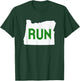 Run Oregon Shirt T-Shirt - T-Shirt | Forest