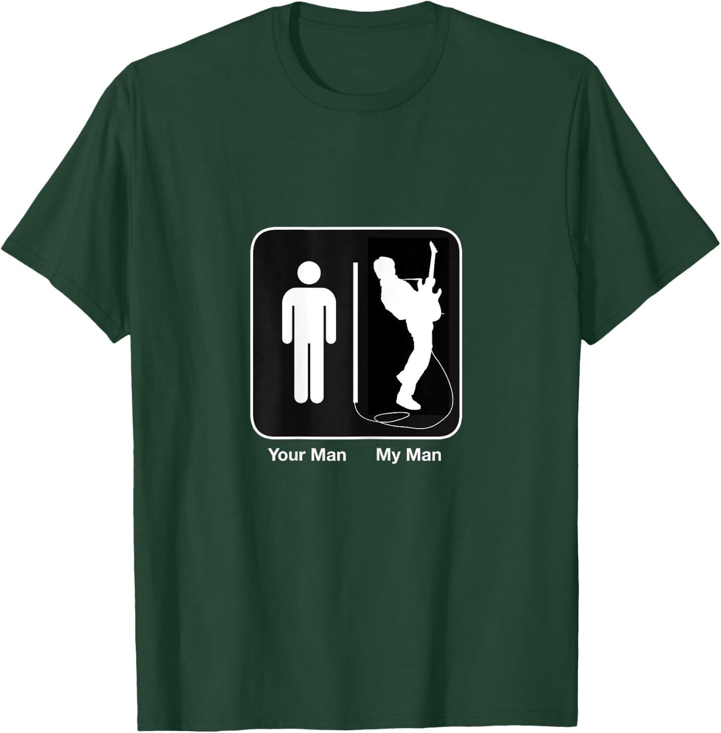 Your Boyfriend My Boyfriend Rockstar Guitar T-Shirt - T-Shirt | Forest