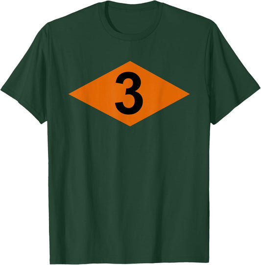 US Army Ranger Orange Diamond - 3rd Battalion (BN) - RLTW T-Shirt - T-Shirt | Forest