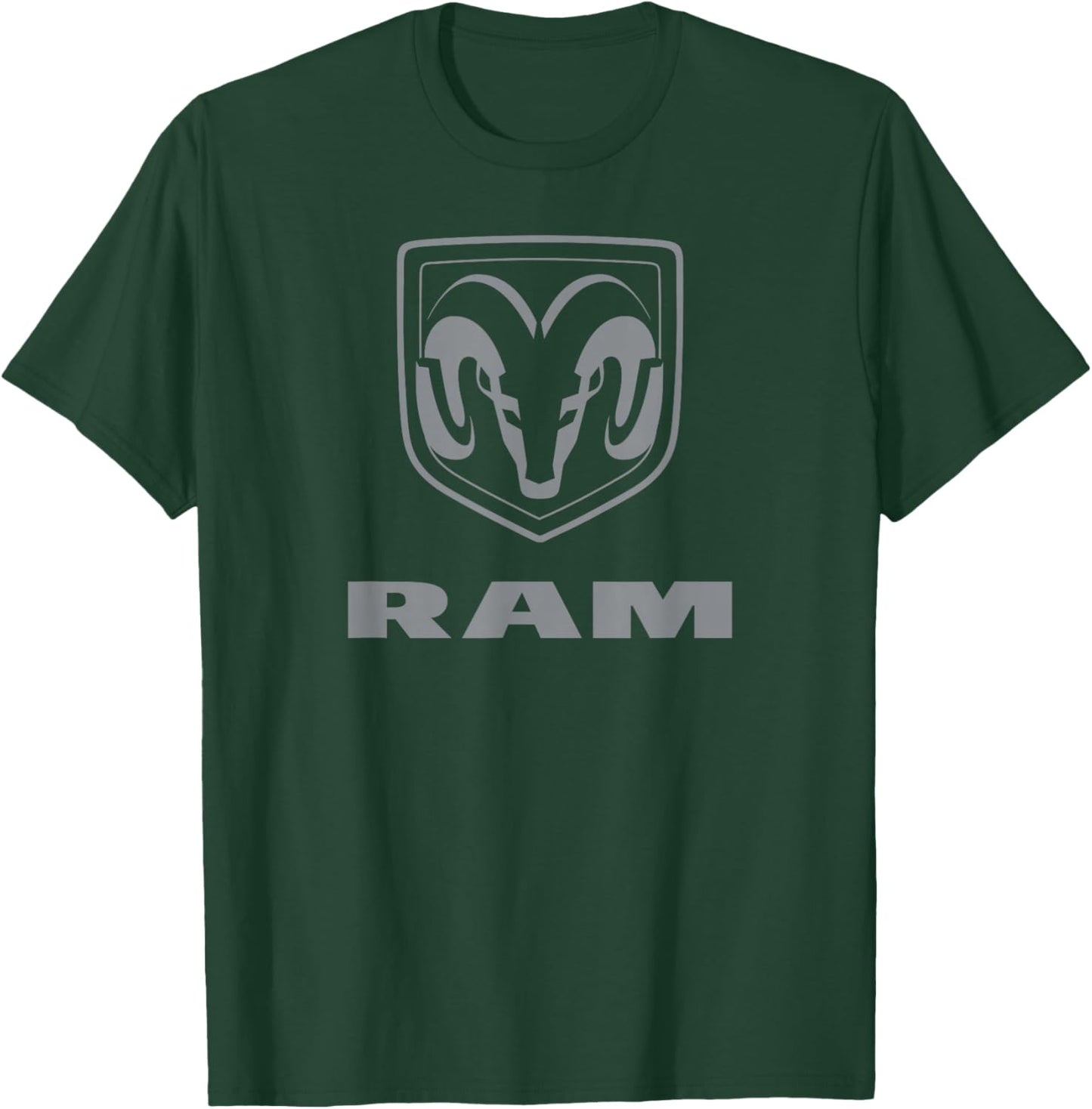 Ram Trucks Logo Grey T-Shirt - T-Shirt | Forest