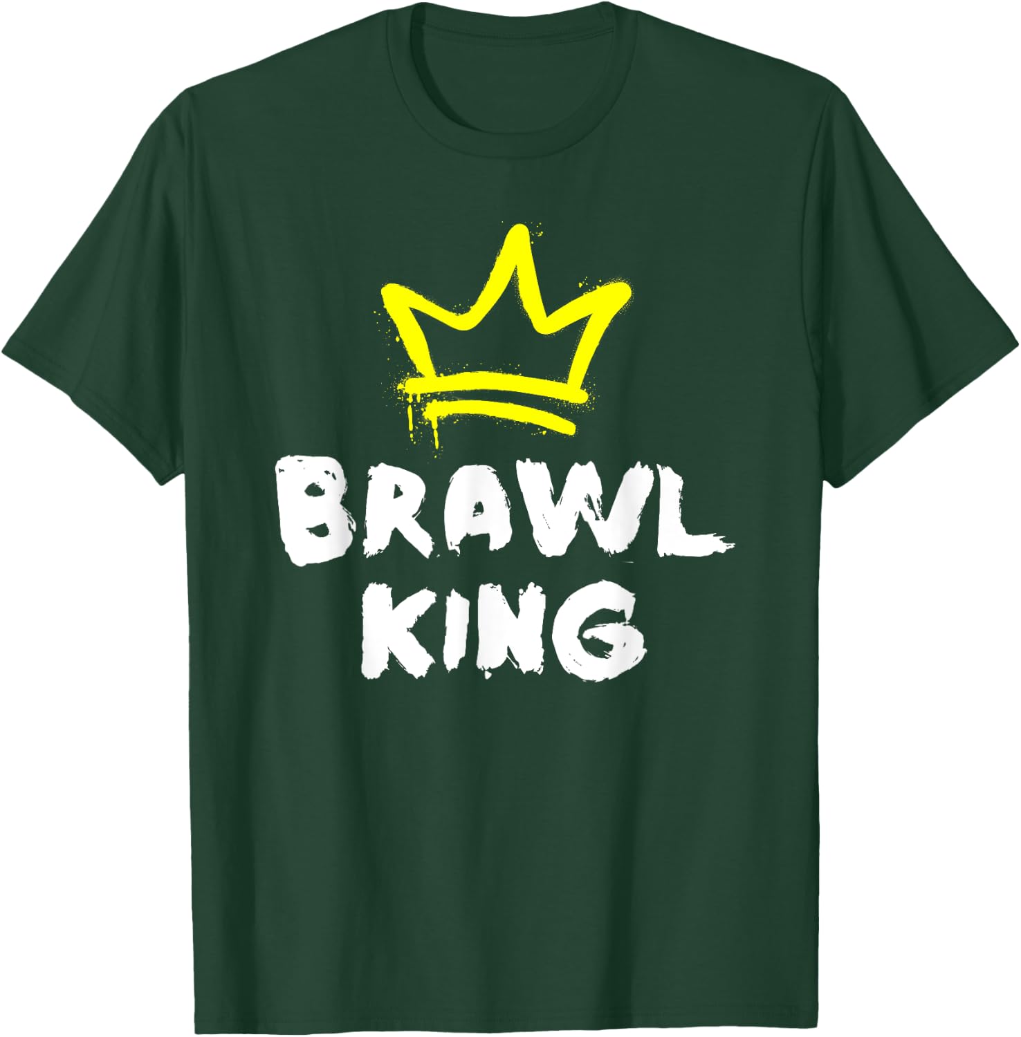 Brawl King Gamer Gaming Brawler Brawl , black T-Shirt - T-Shirt | Forest