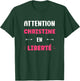 Attention Christine en liberté funny name Christine , Black, Female X-Small T-Shirt - T-Shirt | Forest
