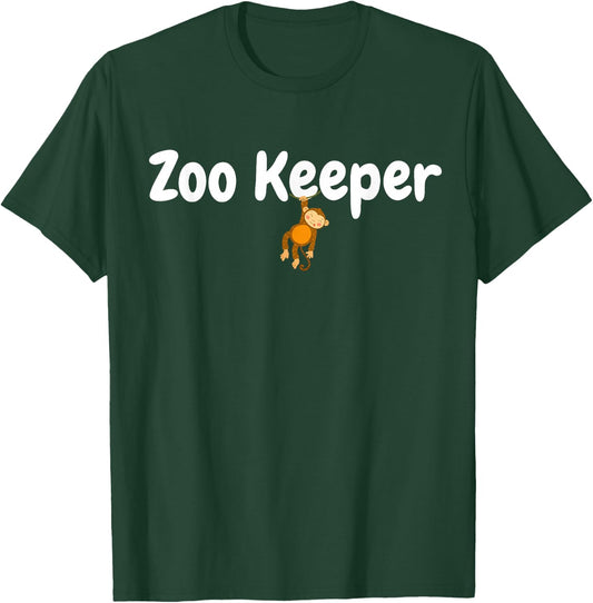 Zoo Keeper Wildlife Animal Lover Funny Gift T-Shirt - T-Shirt | Forest