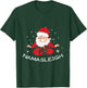 Nama-sleigh Namasleigh Funny Santa Yoga Christmas Lotus Pose T-Shirt - T-Shirt | Forest
