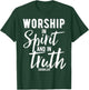 Christian Bible Verse Design Praise and Worship Team Gift T-Shirt - T-Shirt | Forest