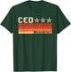 CED Name Personalized Idea Men Retro Vintage CED T-Shirt - T-Shirt | Forest