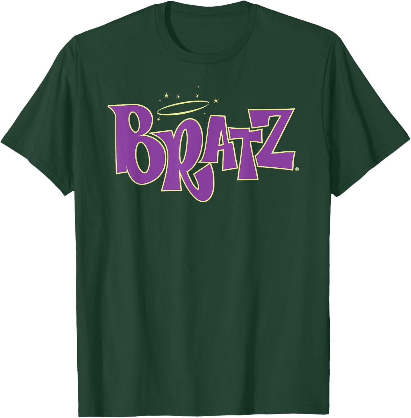 Bratz Logo Flat Purple , Black, S T-Shirt - T-Shirt | Forest