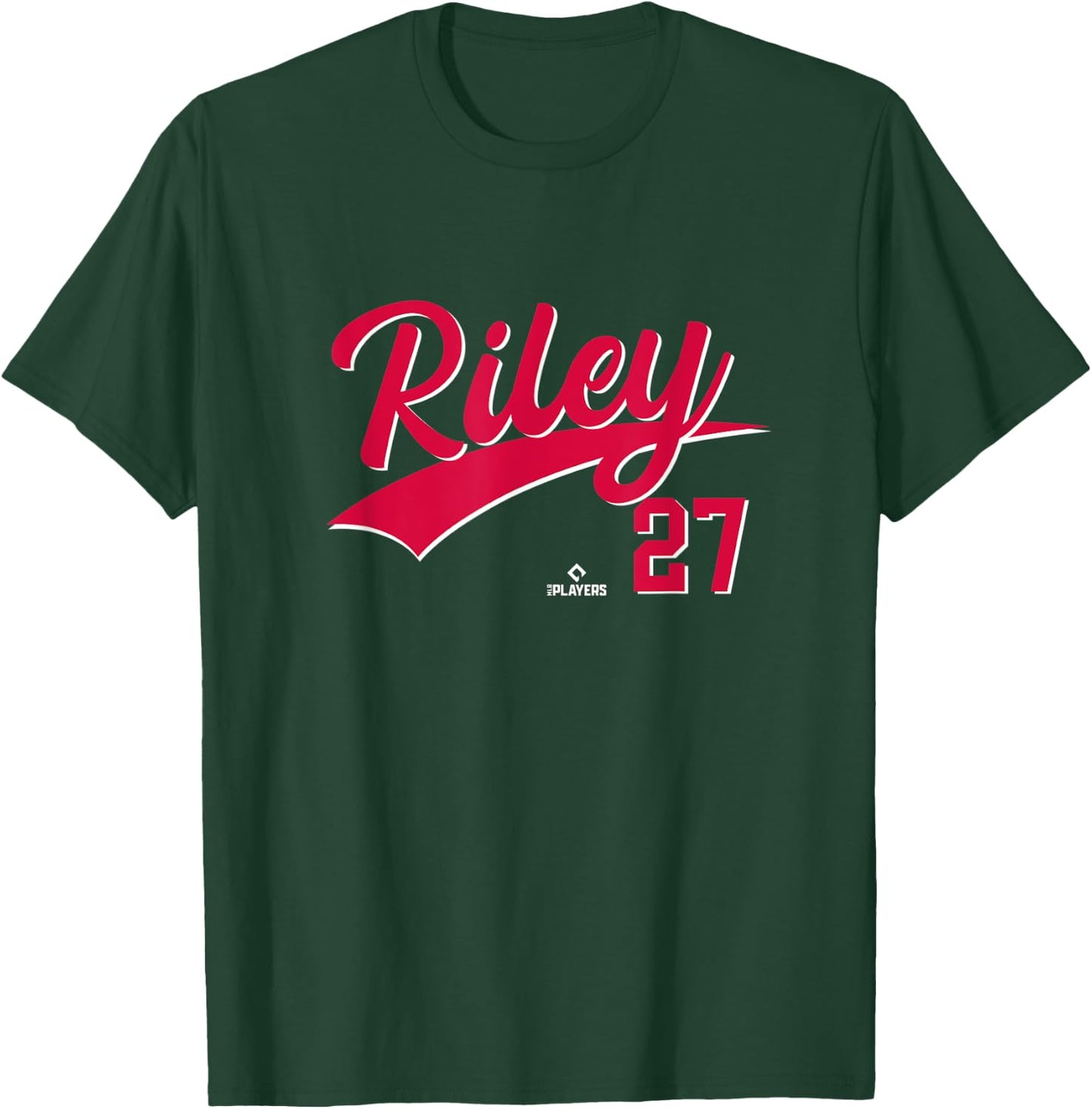Austin Riley 27 Atlanta Baseball Player MLBPA Baseball Fan T-Shirt - T-Shirt | Forest
