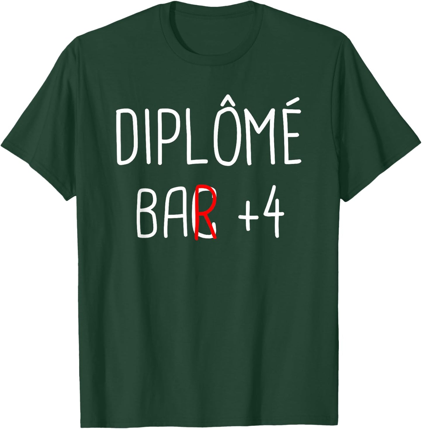 Graduate Bar + 4 T-Shirt - T-Shirt | Forest