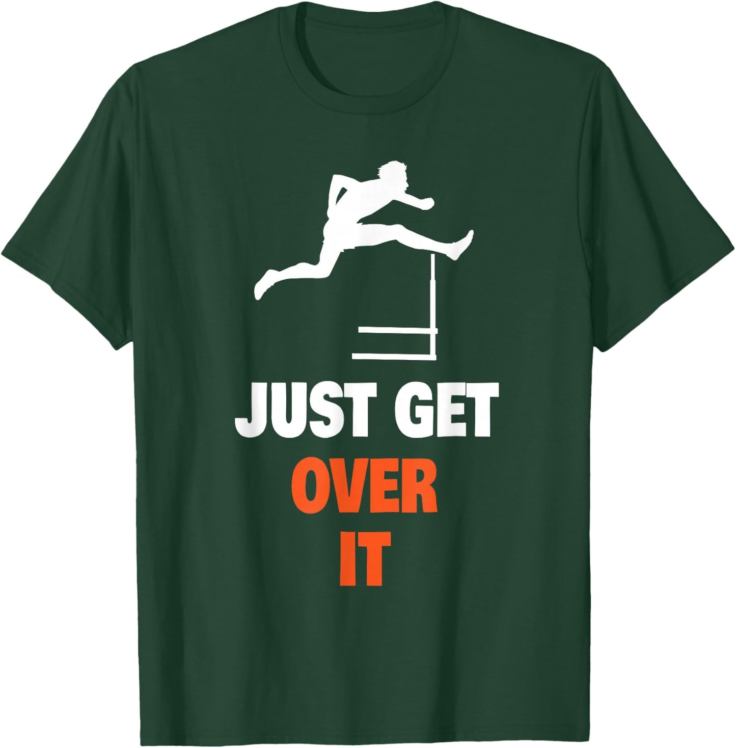 Track And Field Shirt - Funny Jumping Hurdles - -Adults and Kids - Black - Small - Short Sleeve T-Shirt - T-Shirt | Forest