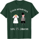 Frisch verheiratet seit 25 Jahren Silberhochzeit T-Shirt - T-Shirt | Forest