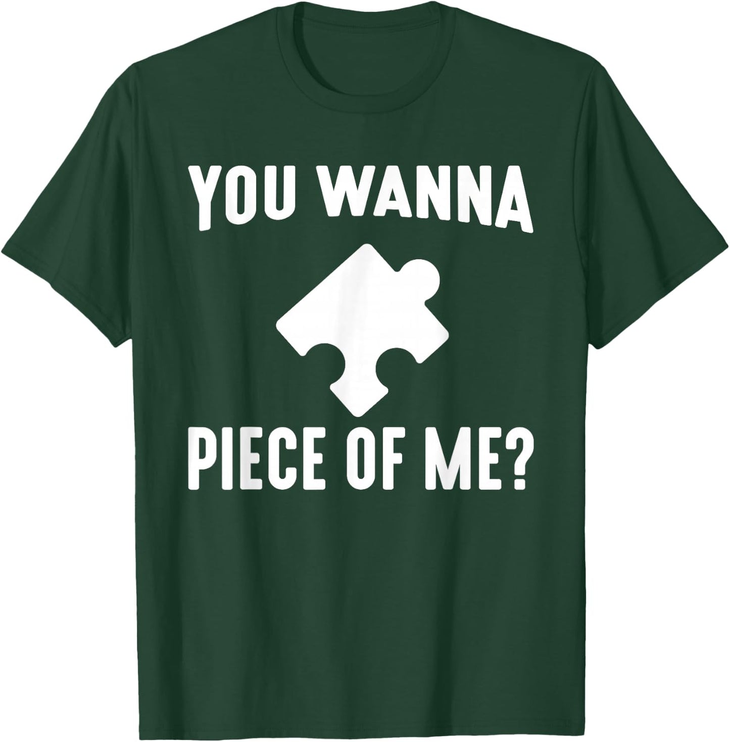 Jigsaw Puzzle Master Puzzle King Queen You Wanna Piece of Me T-Shirt - T-Shirt | Forest