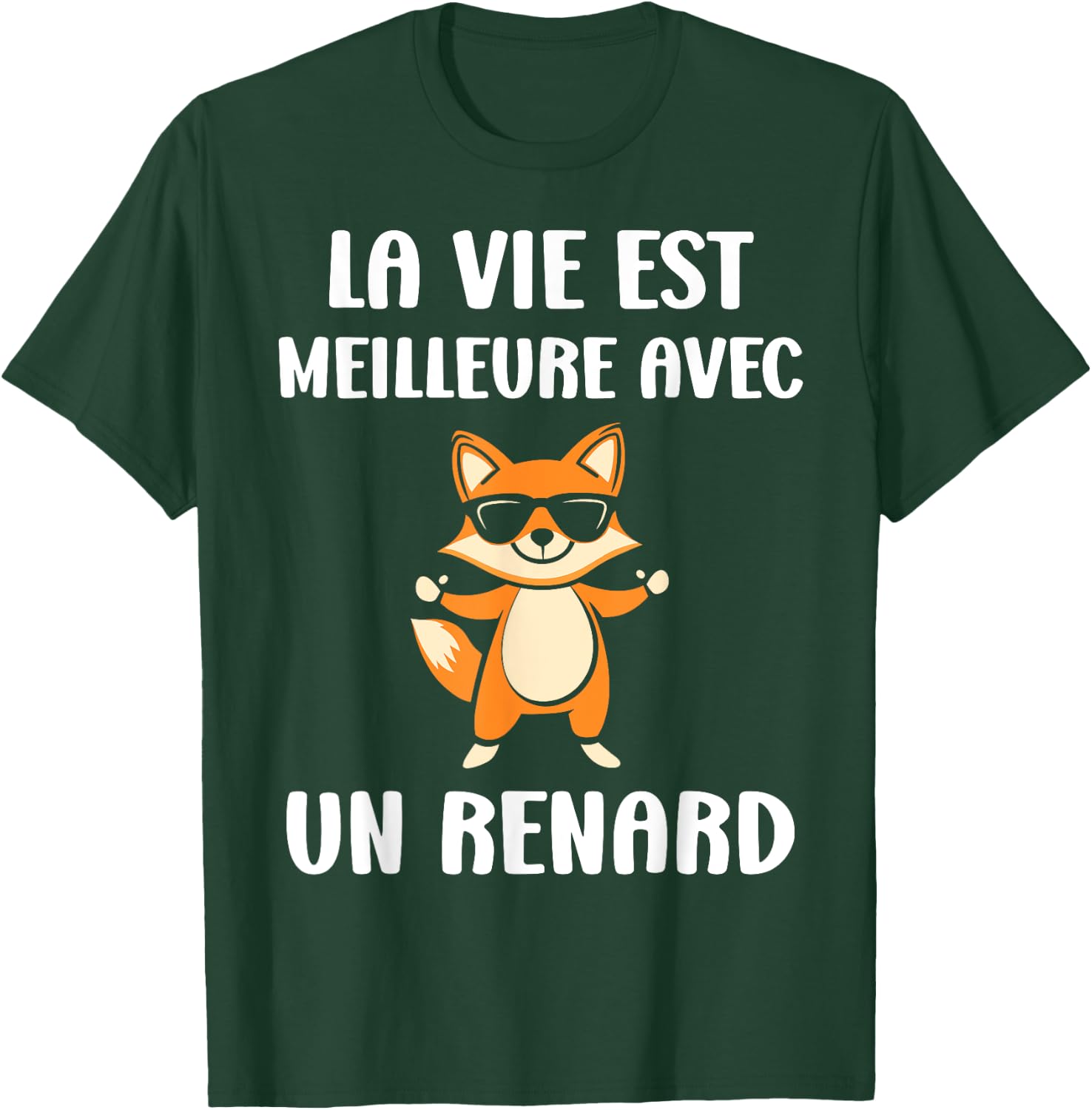 Little Cute Foxes Life Is Better With A Fox T-Shirt - T-Shirt | Forest