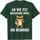 Little Cute Foxes Life Is Better With A Fox T-Shirt - T-Shirt | Forest