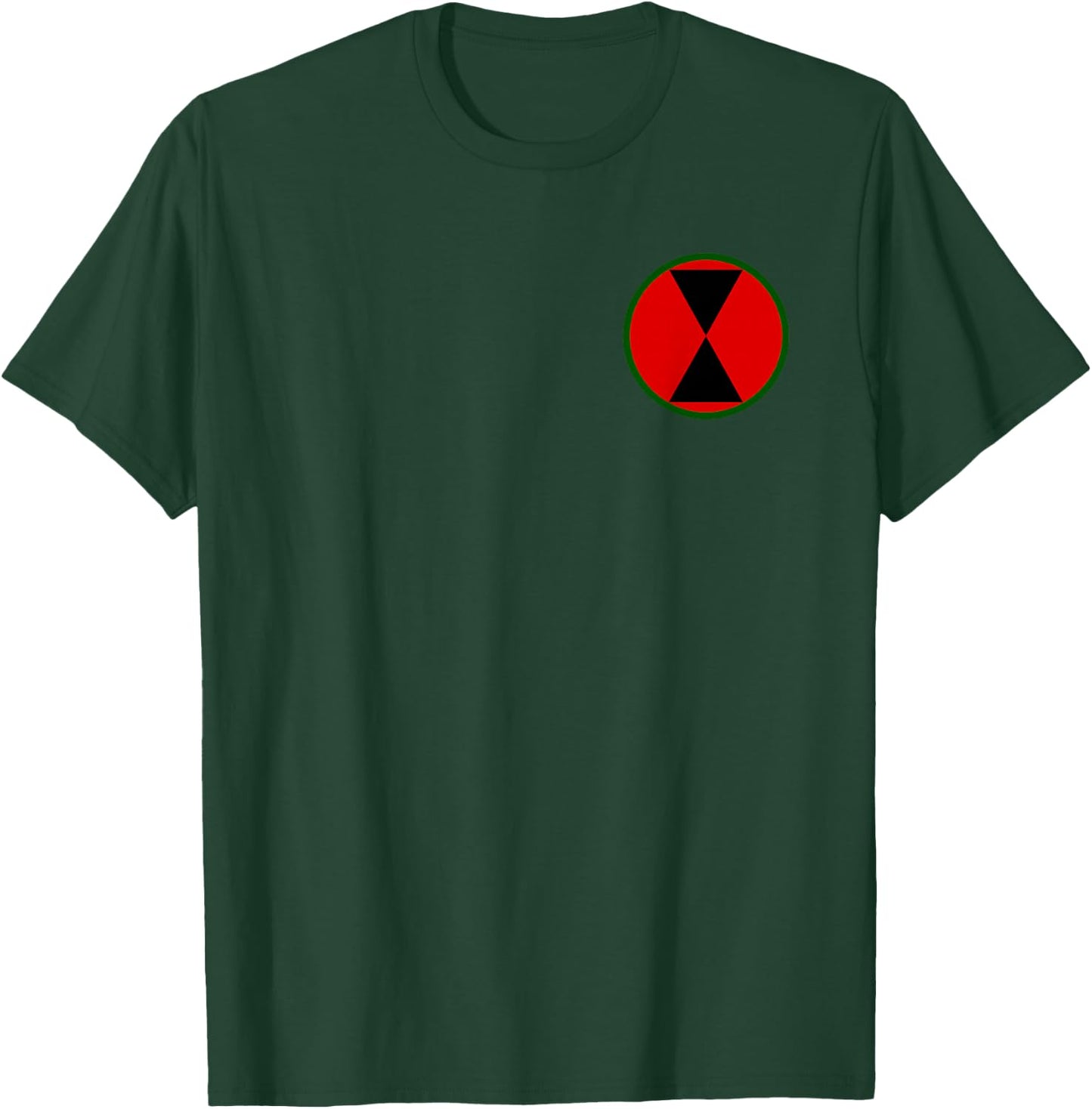 7th Infantry Division Patch - 7th ID T-Shirt - T-Shirt | Forest