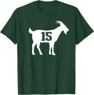 Goat 15 G.O.A.T. Number Sixteen Goat T-Shirt - T-Shirt | Forest