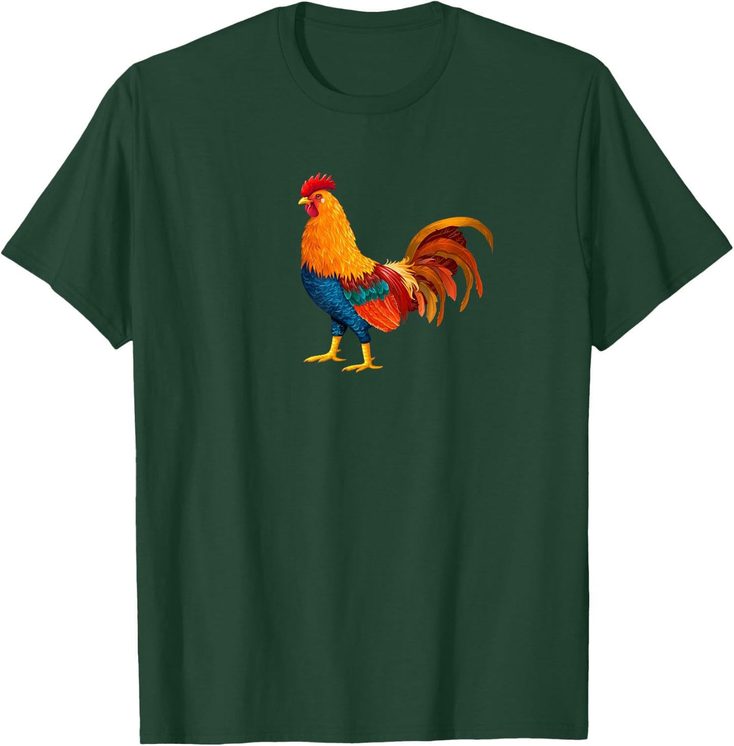 Beautiful Rooster T-Shirt - T-Shirt | Forest