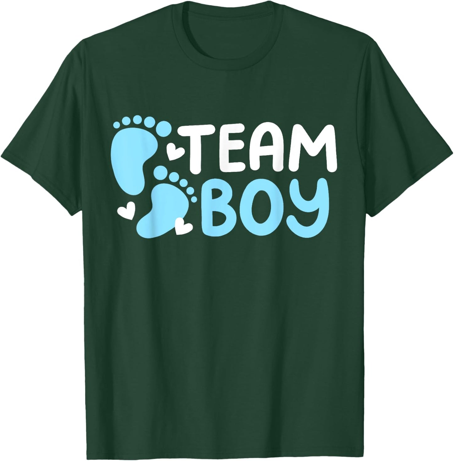Gender Reveal Party Team Boy T-Shirt - T-Shirt | Forest