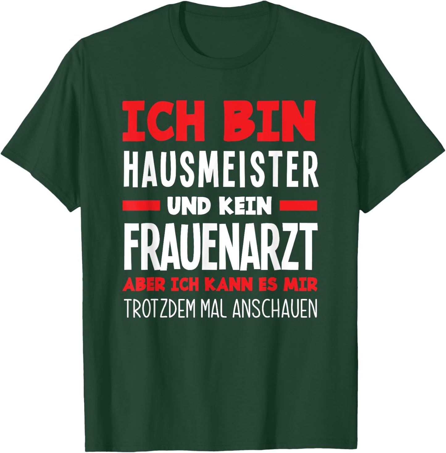 Men's Funny Caretaker Slogan , black T-Shirt - T-Shirt | Forest