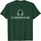 Audiophile T Shirt - Headphones, Hi Fi, Vinyl Record, Music T-Shirt - T-Shirt | Forest