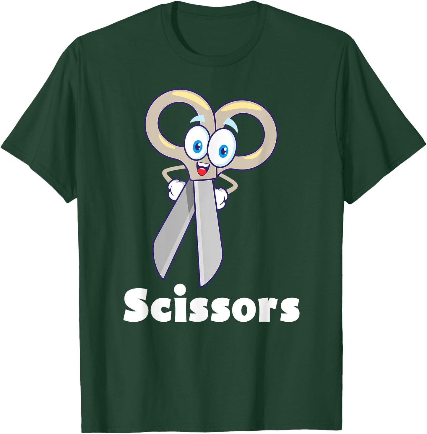 Funny Scissors Paper Rock Halloween Costumes Group Family T-Shirt - T-Shirt | Forest