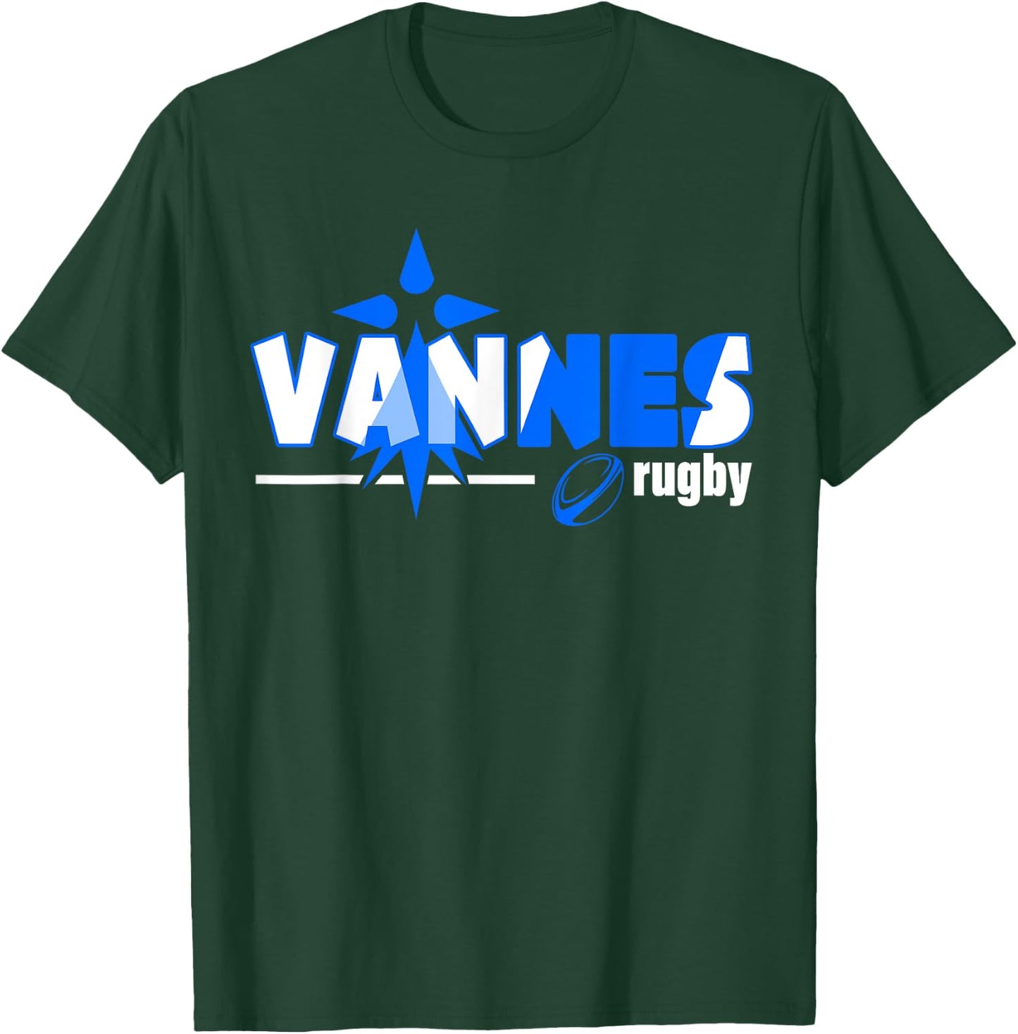 Rugby Valves Heritage Breton Supporter Man Woman Child , Black, S T-Shirt - T-Shirt | Forest