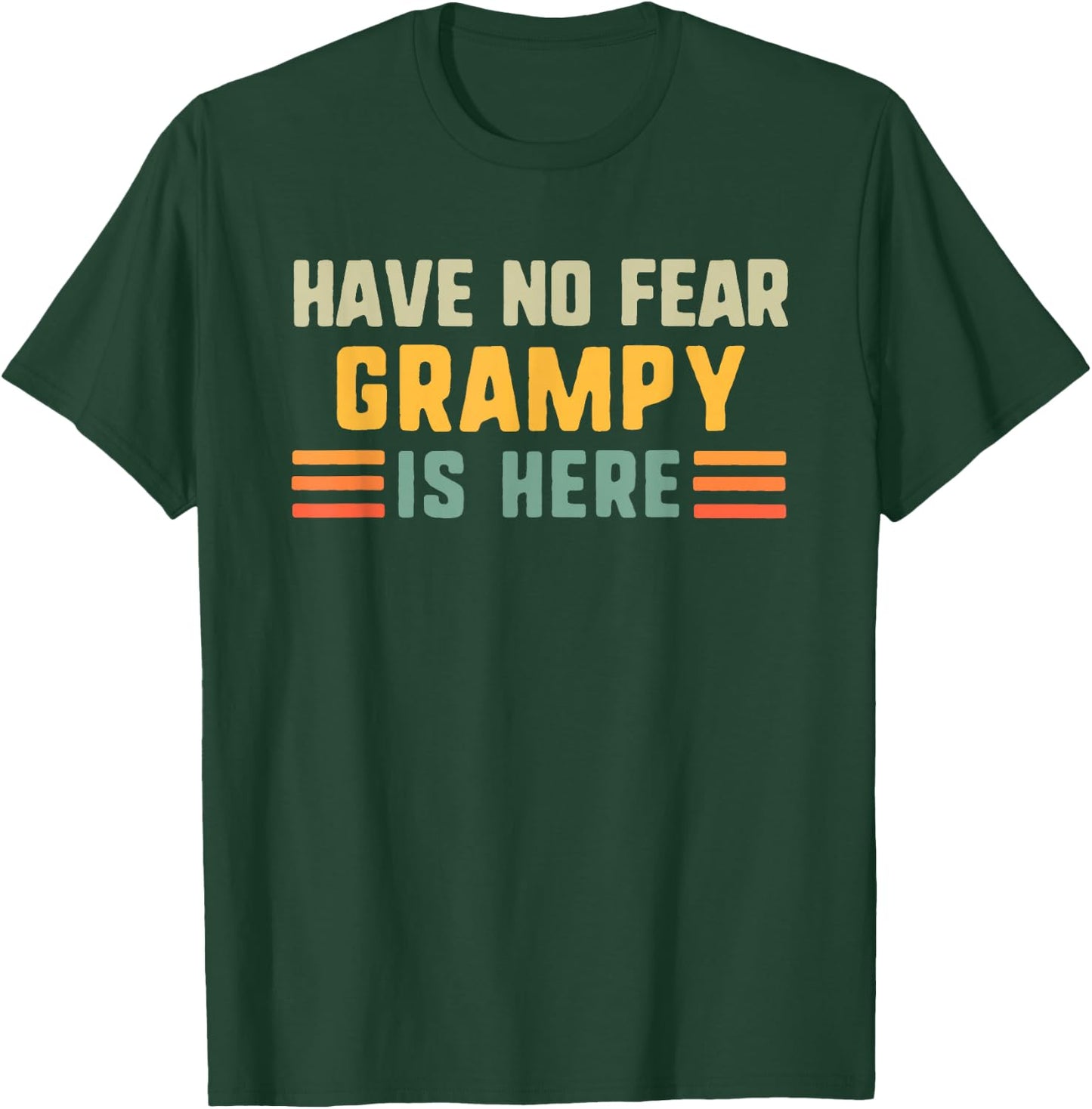 Have No Fear Grampy is Here Funny Vintage T-Shirt - T-Shirt | Forest