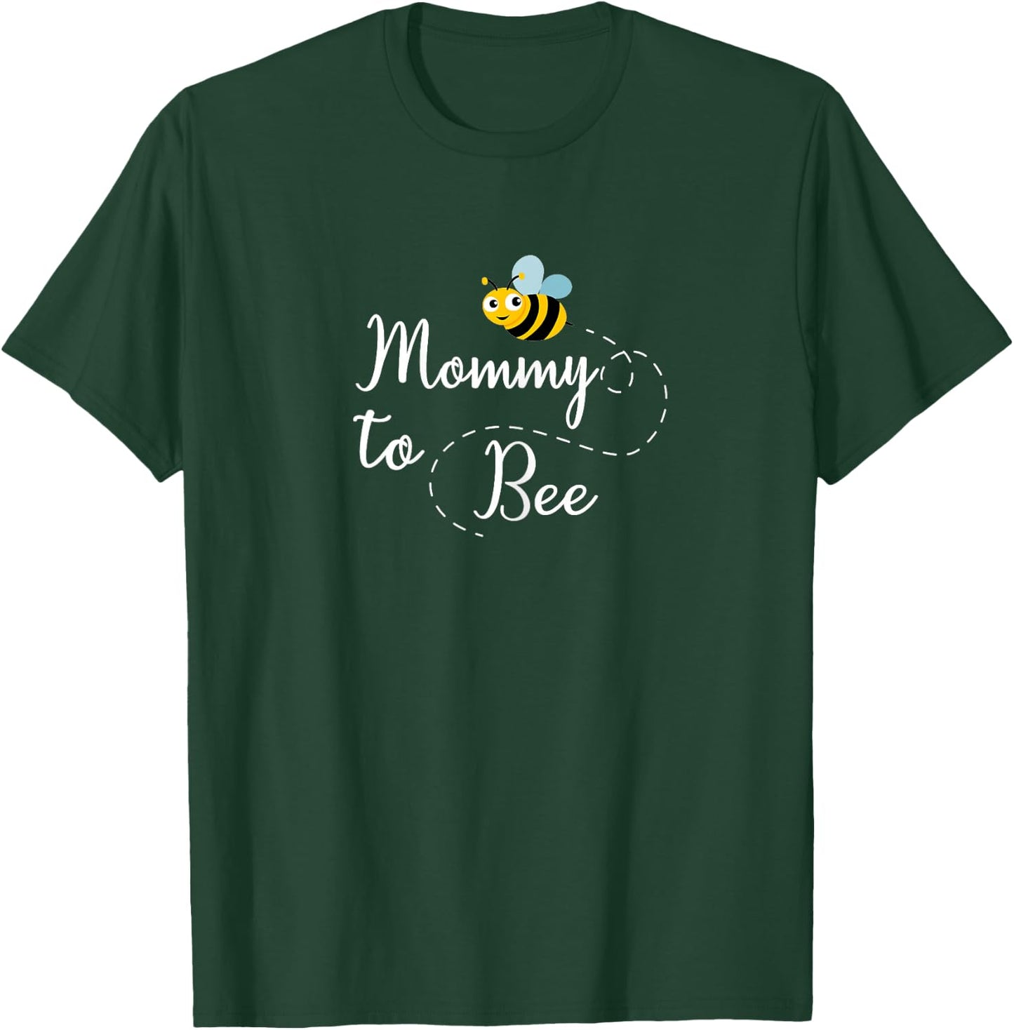 Ladies Mommy to Bee Cute Pregnancy Announcement , black T-Shirt - T-Shirt | Forest