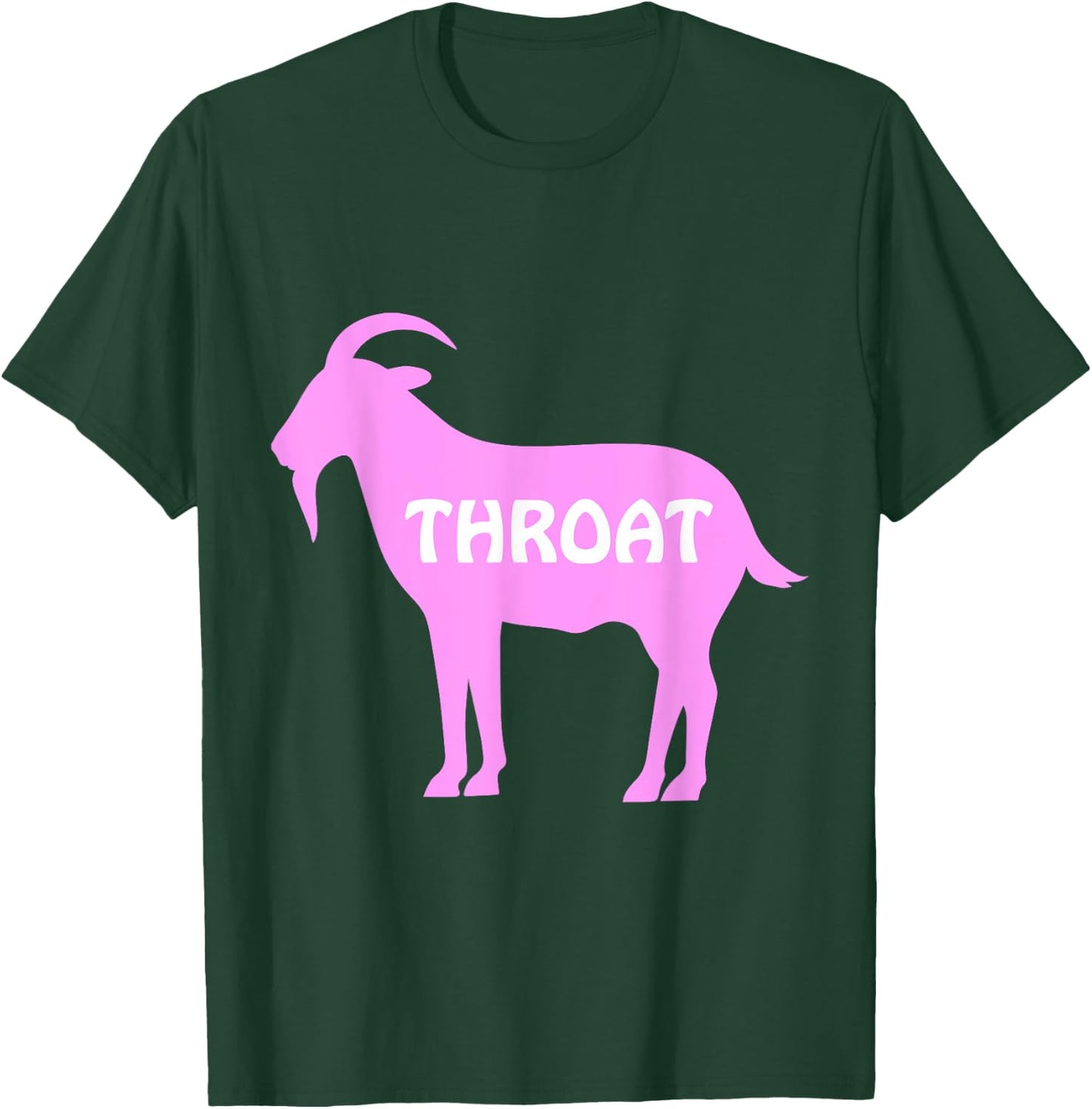 Funny Throat Goat - Adult Humor Costume T-Shirt - T-Shirt | Forest
