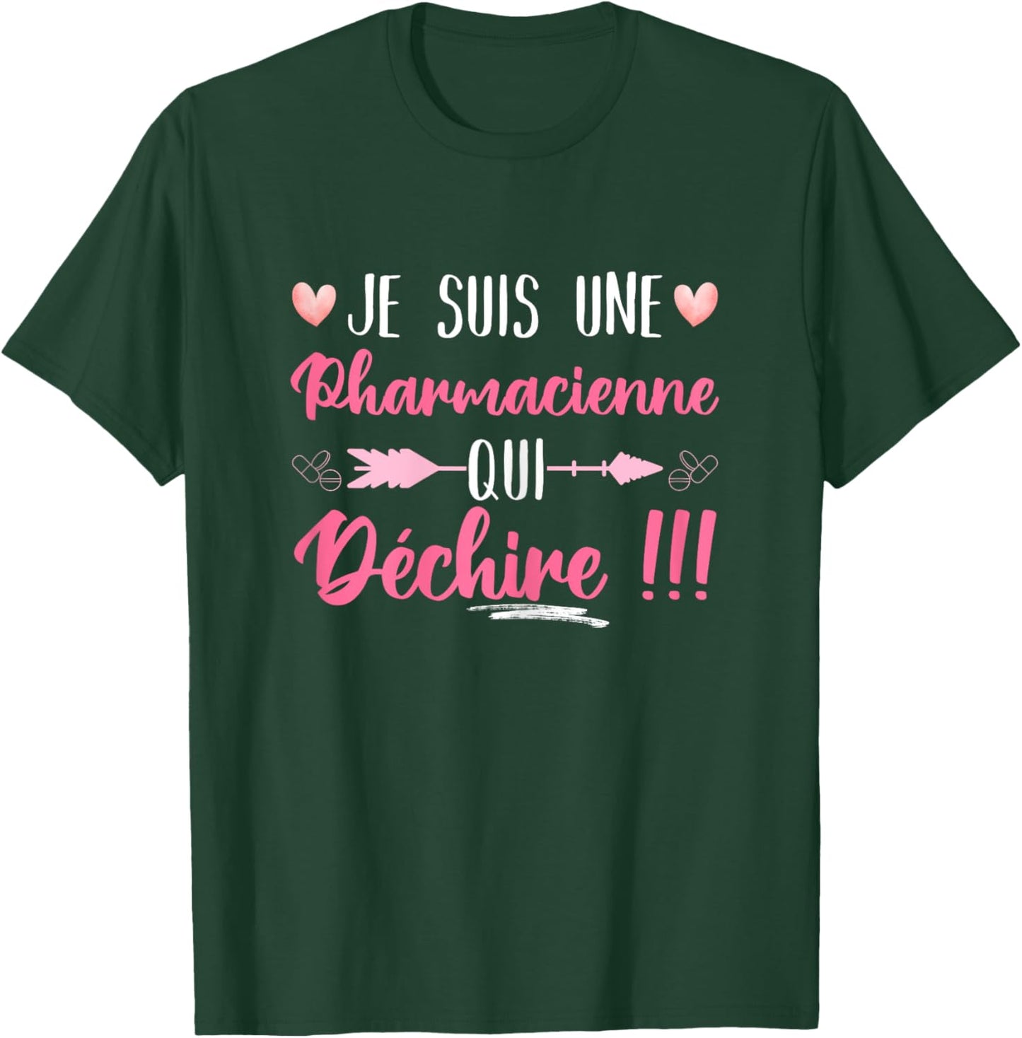 I Am A Pharmacist Who Tears Humor Pharmacy Gift T-Shirt - T-Shirt | Forest