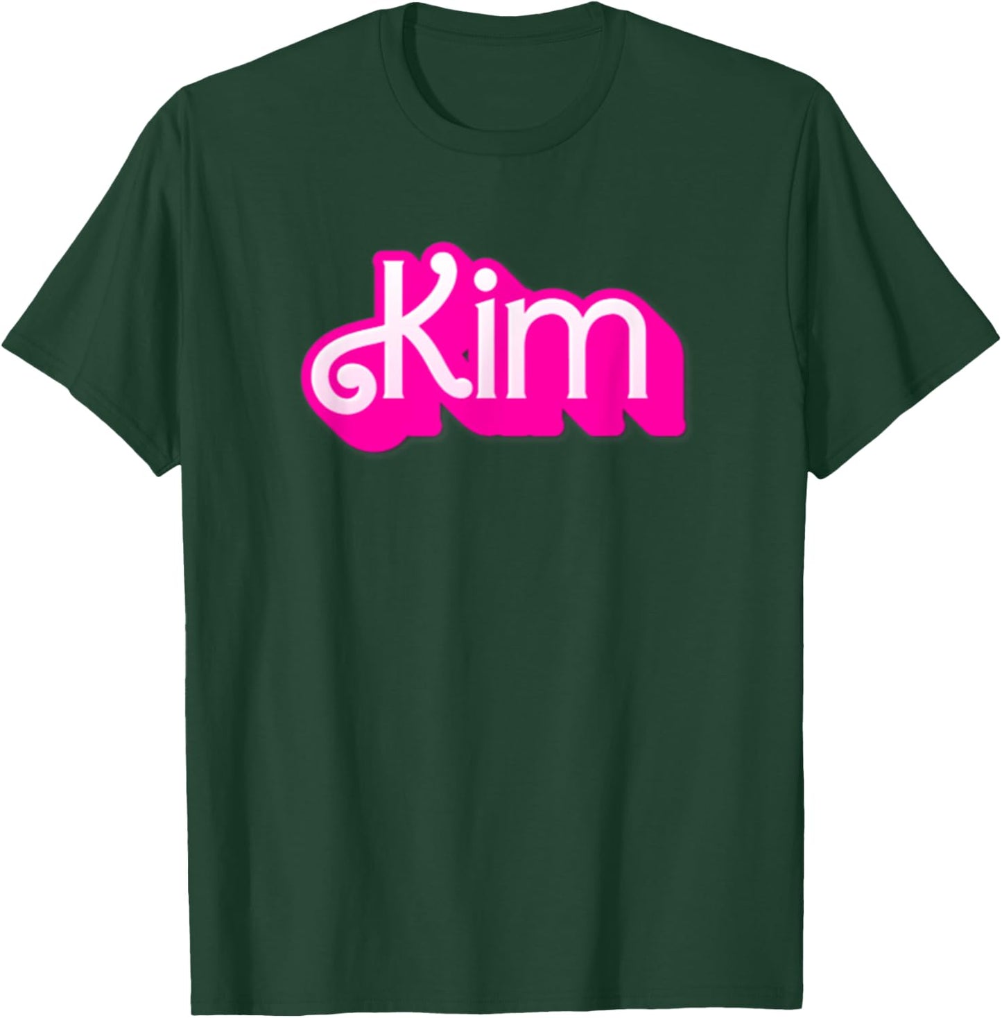 Kim First Last Family Name-d Boy Girl Baby Birth-day T-Shirt - T-Shirt | Forest