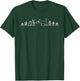 Cat Watering Plants T-Shirt - T-Shirt | Forest