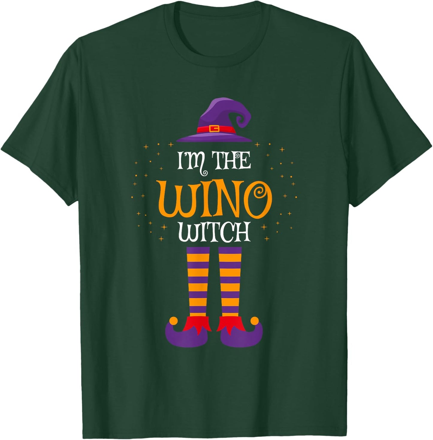 I’m The Wino Witch Halloween Family Matching Group Costume T-Shirt - T-Shirt | Forest