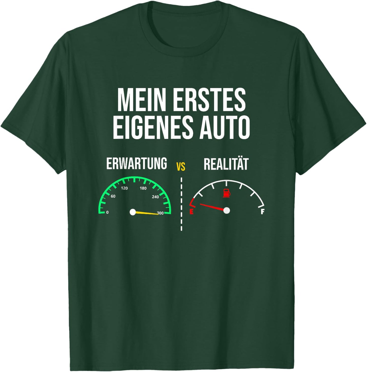 Car Saying First Own Car Meme Expectation vs Reality , black T-Shirt - T-Shirt | Forest