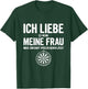 Men's with German Text "Ich Liebe Es Wenn Meine Frau Mich Dart Spielen" (Ich Liebe Es Wenn Meine Frau, black T-Shirt - T-Shirt | Forest