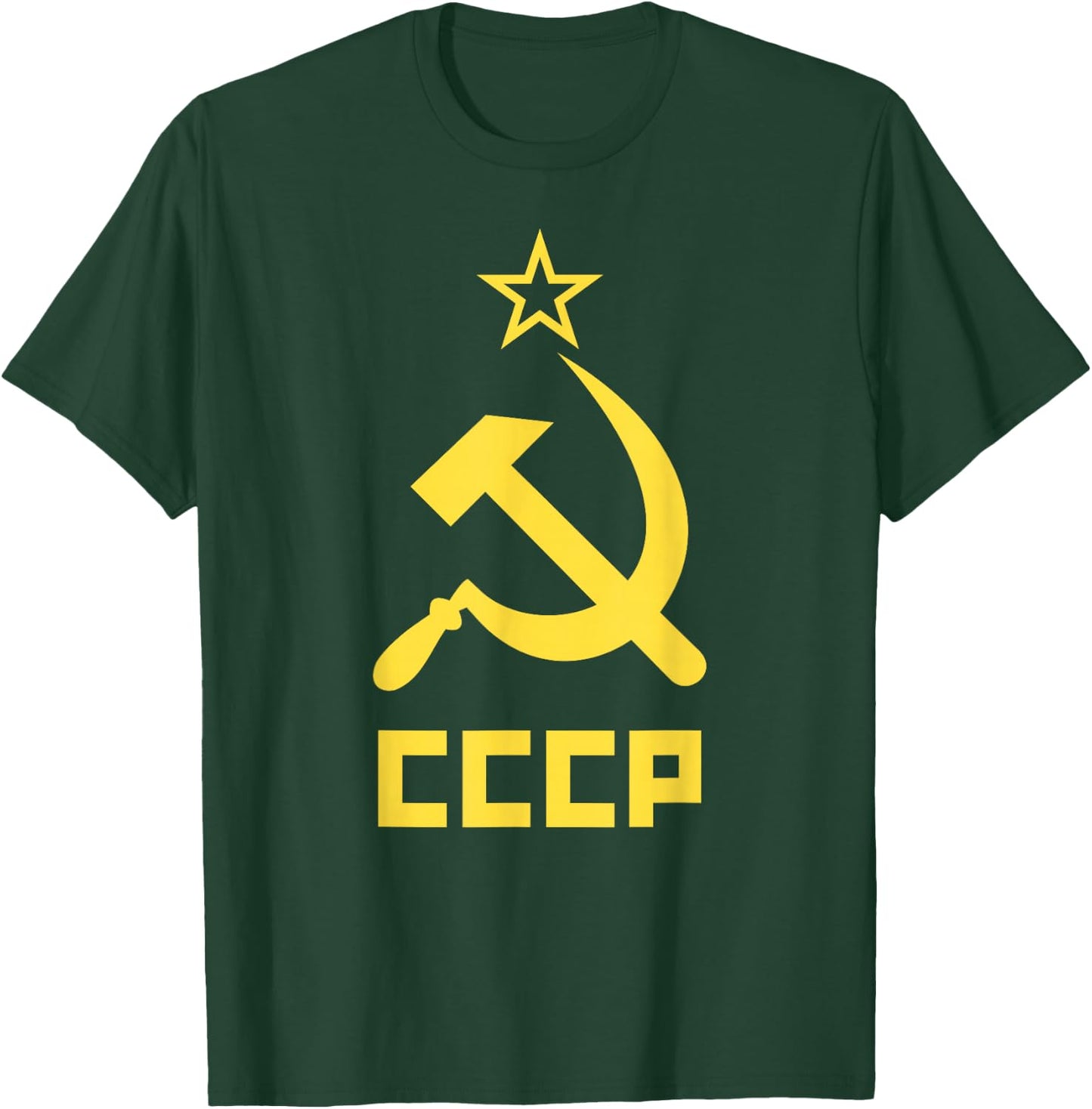 Communist Costume USSR CCCP Hammer & Sickle Red T-Shirt - T-Shirt | Forest