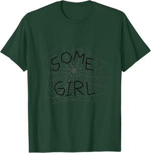 Some Girl Spider Web Back to School T-Shirt - T-Shirt | Forest