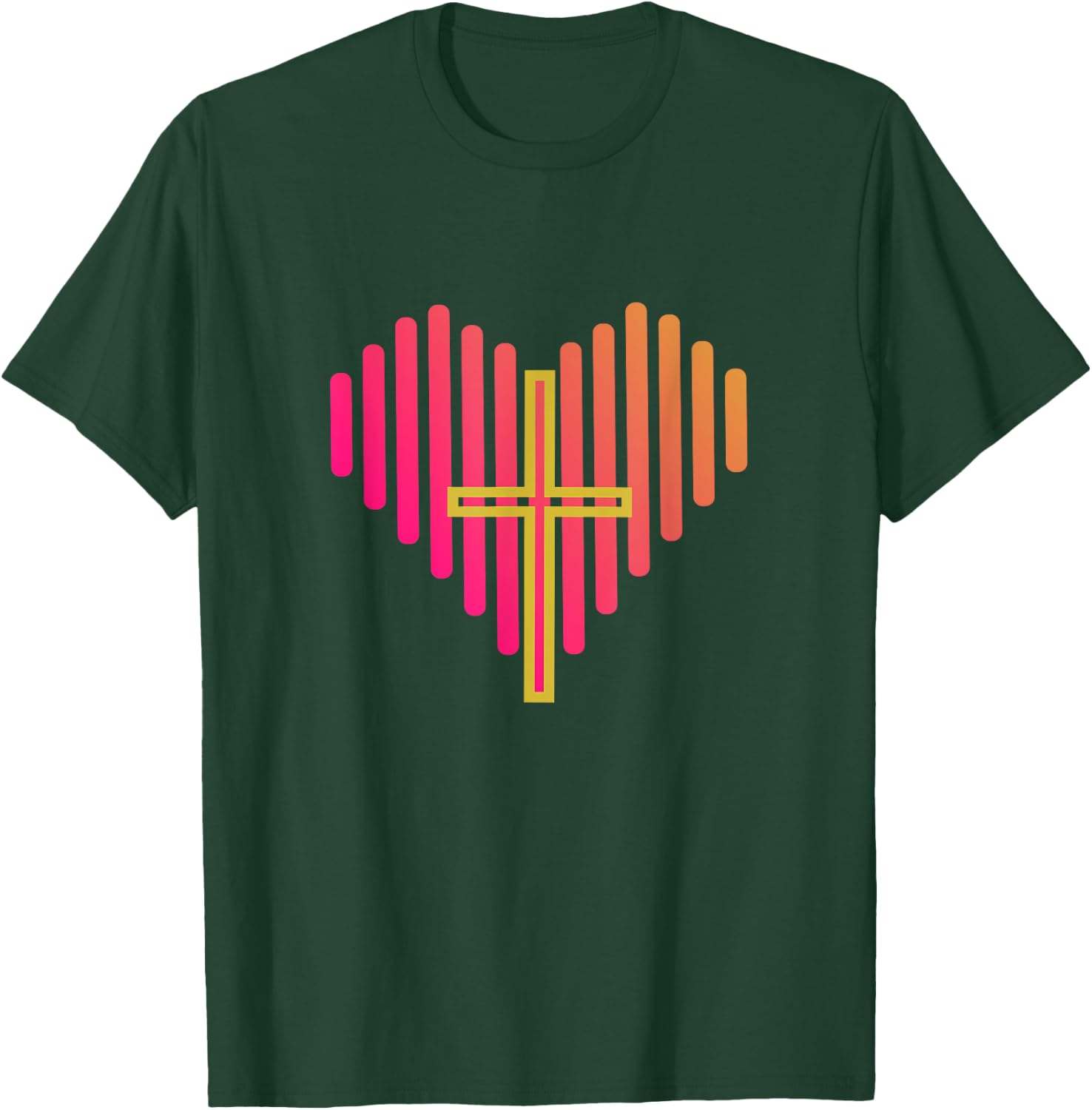 Cross in heart, I have Jesus in my heart T-Shirt - T-Shirt | Forest