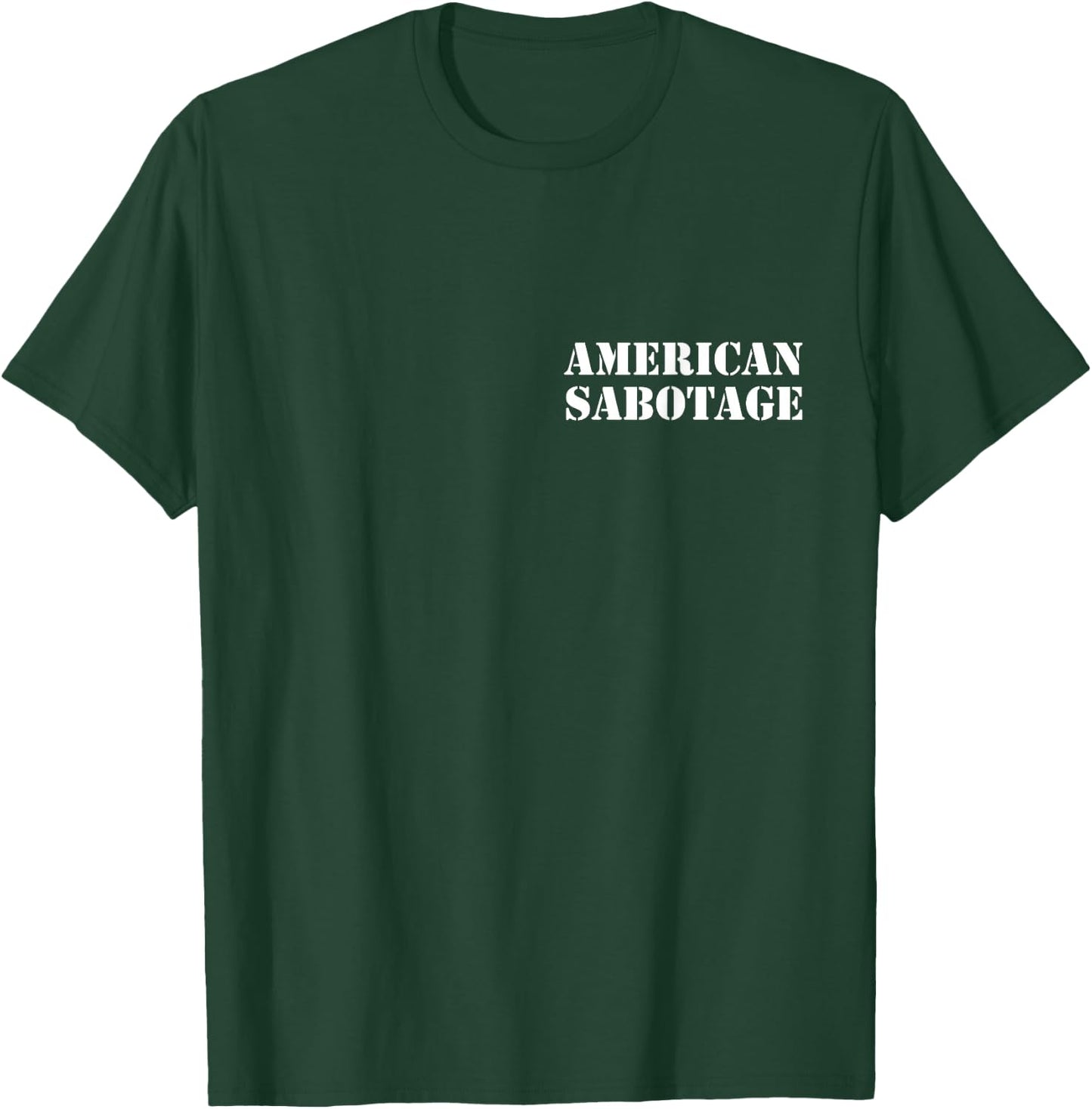 American Sabotage Vintage Pocket T-Shirt - T-Shirt | Forest