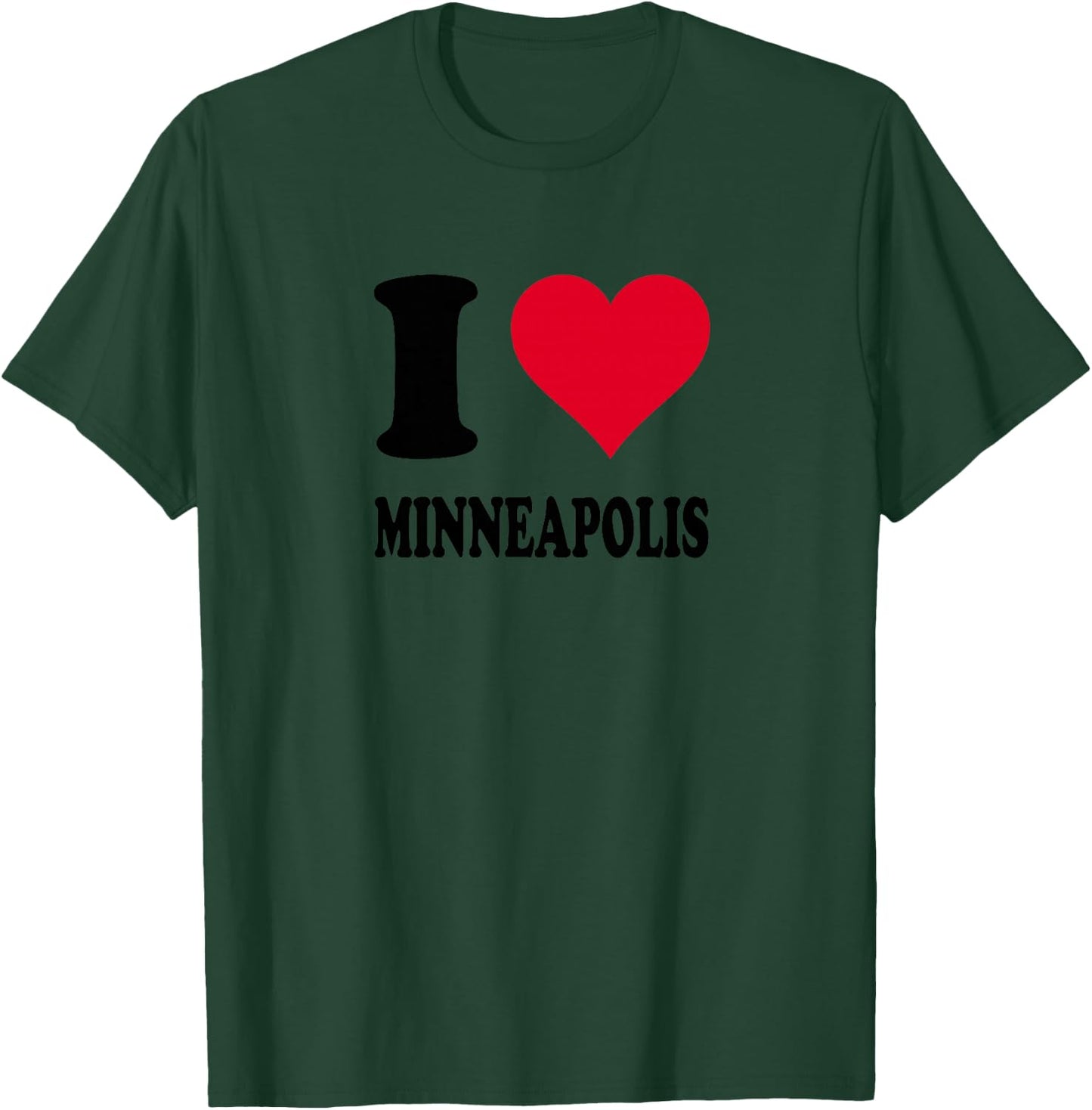 J'aime Minneapolis Haut de Gamme T-Shirt - T-Shirt | Forest
