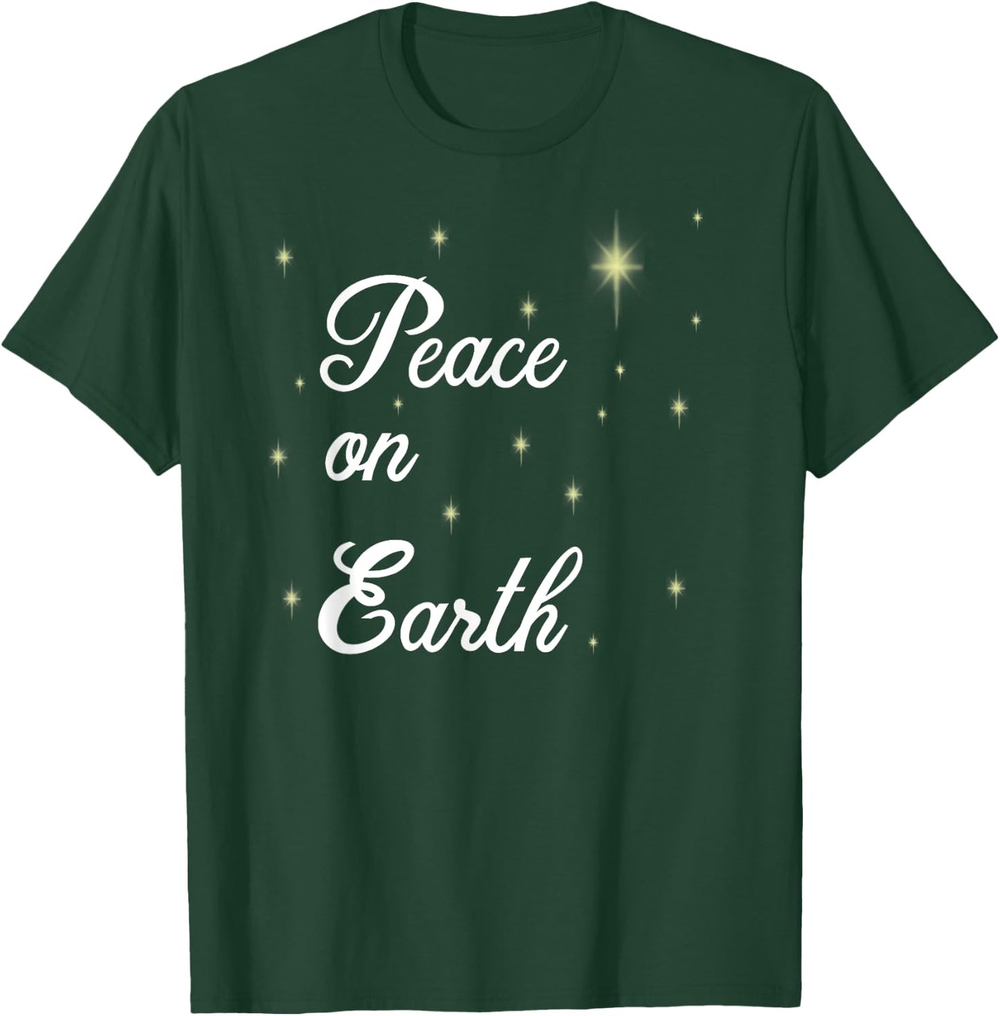 Christmas Holiday Peace on Earth T-Shirt - T-Shirt | Forest