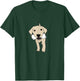 Yellow Labrador Retriever Puppy With Bone Lab Lover Gift T-Shirt - T-Shirt | Forest