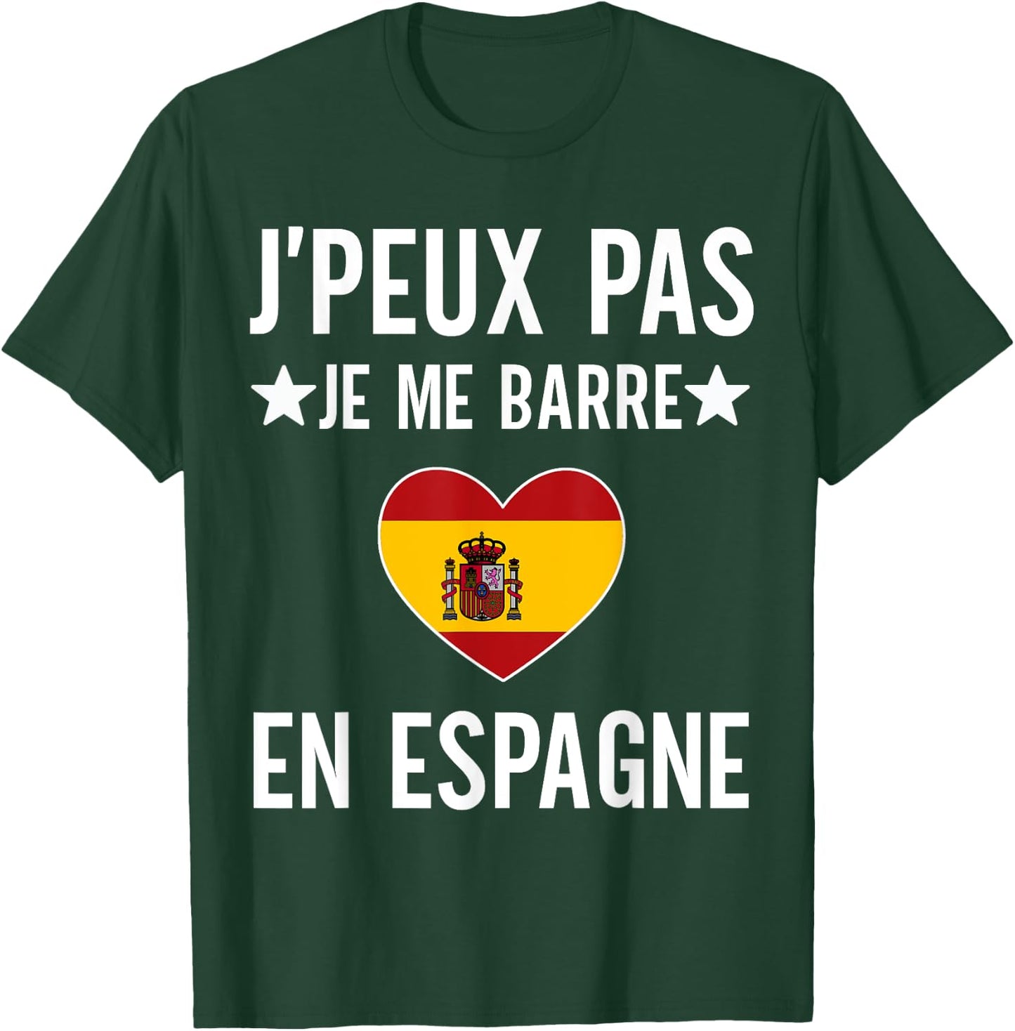 I can not I bar in spain gift travel spanish T-Shirt - T-Shirt | Forest