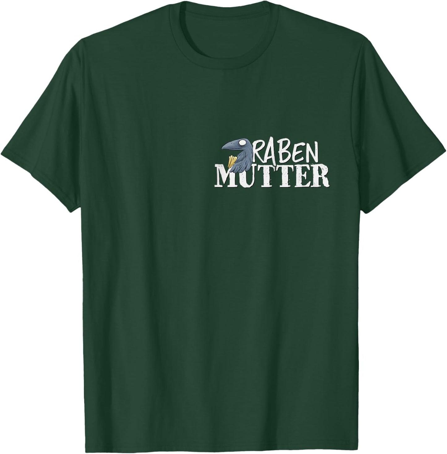 Funny Gothic Raven Casual Crow Ironic Raven Mother , black T-Shirt - T-Shirt | Forest