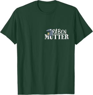 Funny Gothic Raven Casual Crow Ironic Raven Mother , black T-Shirt - T-Shirt | Forest