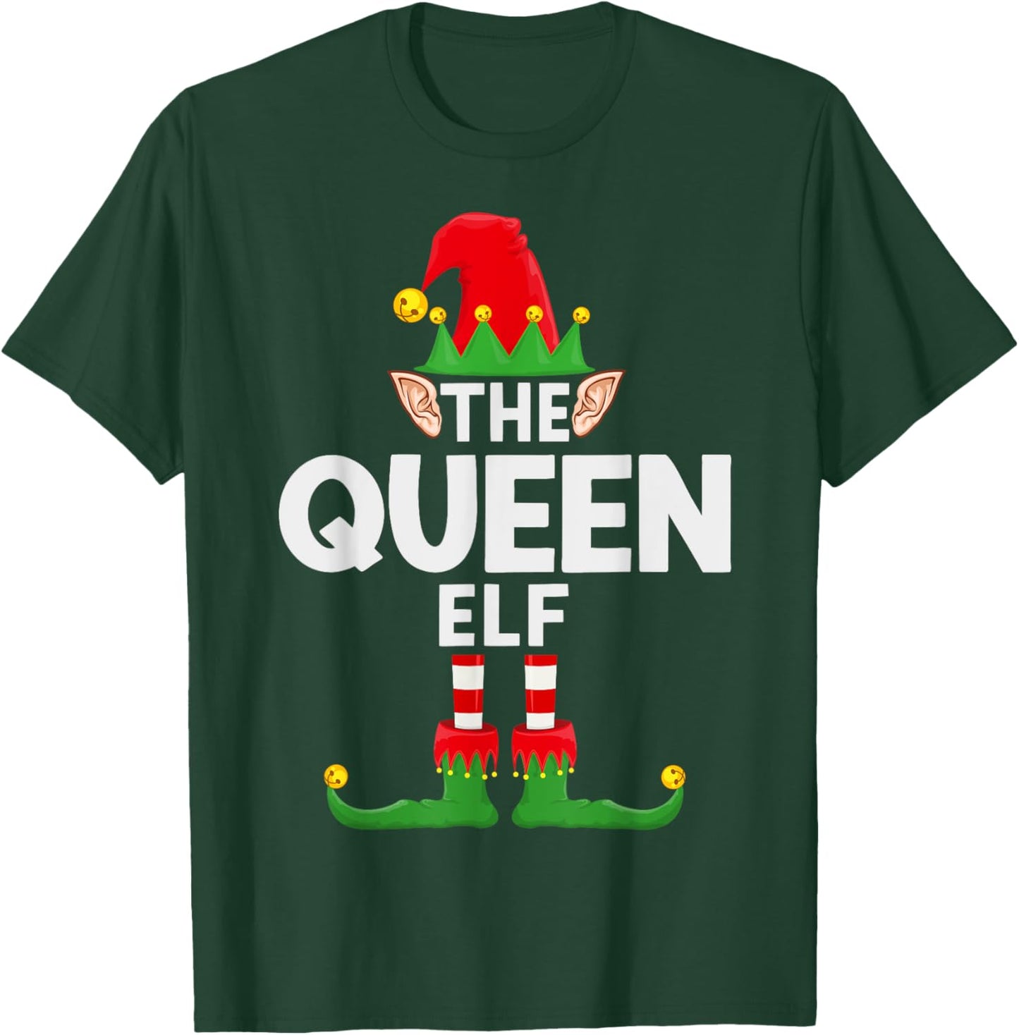 The Queen Elf Family Christmas Pajama Party T-Shirt - T-Shirt | Forest
